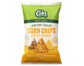 Cobs Ancient Grain Corn Chips Cheesy Cheddar - Case