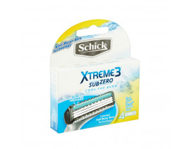 Schick Xtreme 3 Subzero Razor Blade Refill 4s - Case