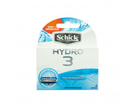 Schick Hydro 3 Blade Razor Cartridge Refill 4s - Case