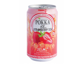 Pokka Can Drink Ice Strawberry Tea (Order 12 Cases Get 1 Free) Case