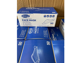 Edinborough 3 Ply Disposable Face Masks - Carton