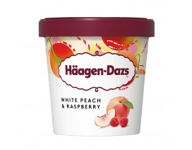 Haagen-Dazs White Peach & Raspberry Ice Cream - Case