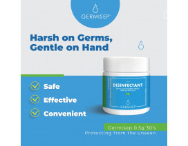 Germisep Disinfectant tablets (Mix with Water) 0.5g 30s (Travel Pack and Household) - Case