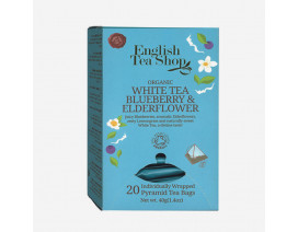 English Tea Shop White Tea Blueberry And Elderflower Tea Bags 20 Sachet - Case