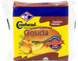 Cowhead Gouda Slice Cheddar - Carton