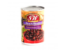 S&W Black Beans - Carton