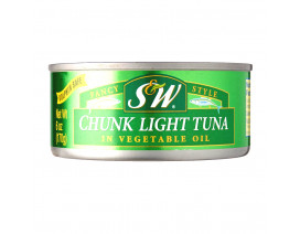 S&W Chunk Tuna In Vegetable Oil - Case