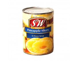 S&W Pineapple Slices - Carton