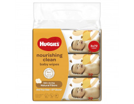 Huggies Nourishing Clean Baby Wipes - Carton