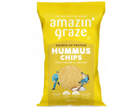 Amazin' Graze Lightly Salted With Sea Salt Hummus Chips - Carton