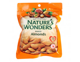 Nature's Wonders Baked Nuts Almonds - Case