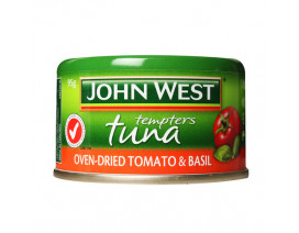 John West Oven-Dried Tomato and Basil Tuna Tempters - Case