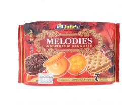 Julie's Melodies Assorted Biscuits 210g - Case
