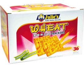 Julie's Wheat Crackers 900g - Case