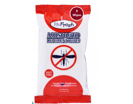 Nufresh Mosquito Repellent Wipes 1Sx8 - Carton
