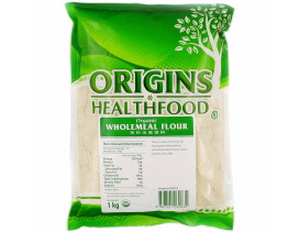 Origins Health Food Organic Wholemeal Flour - Carton