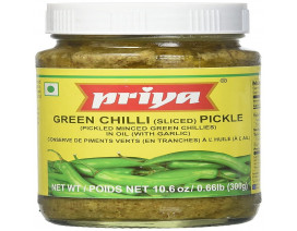 Priya Green Chilli Sliced Pickle - Case