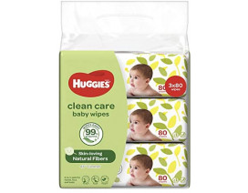 Huggies Clean Care Baby Wipes - Carton