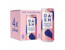 Dash Sparkling Water Raspberry - Carton