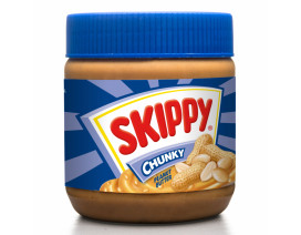 Skippy Regular Chunky Peanut Butter - Case