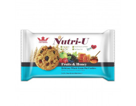 Tatawa Nutri-U Fruits & Honey Whole Grain Oat Cookies 160g - Case