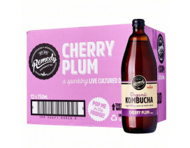 Remedy Organic Kombucha Cherry Plum - Case