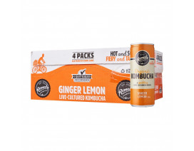 Remedy Organic Kombucha Ginger Lemon - Case