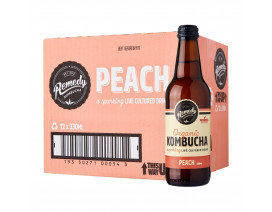 Remedy Organic Kombucha Peach - Case