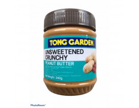 Tong Garden Peanut Butter Unsweetened Crunchy - Carton
