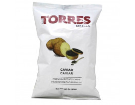 Torres Selecta Caviar Potato Chips - Case