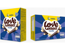 Julie's Love Letters Vanilla 100g - Case