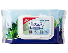 Nufresh Anti-Bacterial Wipes 60S - Carton