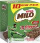 Milo Snack Bars Dipped with White Chocolate 10 Pack - Carton