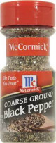 McCormick Coarse Ground Black Pepper - Carton