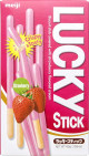 Meiji Lucky Stick Strawberry Biscuit - Case