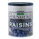 Sunview Organic Raisins Black Can - Case