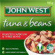 John West Tuna & Beans Caps & Three Beans- Carton