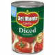 Del Monte Peeled Diced Tomatoes - Carton