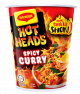 MAGGI Hot Heads Bowl Noodles Cup Curry - Case