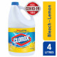 Clorox Liquid Bleach - Lemon 4L - Case
