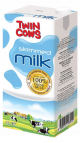 Twin Cows Skimmed Milk - Carton