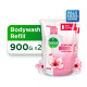 Dettol Body Wash Pouch Skincare 900Ml Twin Pack - Case