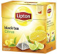 Lipton Black Tea Citrus Pyramid Tea - Case