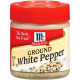 McCormick Ground White Pepper - Carton